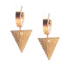 Σετ 2 Ατσάλινα Σκουλαρίκια Hoops Triangle