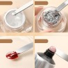 Εύκαμπτη Σπάτουλα Gel & Nail Art με Ξύλινη Λαβή