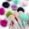 Σετ 10 Μαγνητικά Pom Pom Φουντίτσες Νυχιών