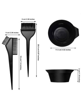 Σετ 3 Εργαλεία για Βαφή Μαλλιών