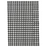 Σετ 504 Διακοσμητικά 3D Αυτοκόλλητα Crystal Black