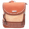 Τσάντα Πλάτης Backpack με Συνδυασμό Χρωμάτων & Τρουκς