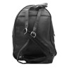 Μαύρη Τσάντα Πλάτης Backpack με 3 Ανεξάρτητες Θήκες