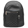 Μαύρη Τσάντα Πλάτης Backpack με 3 Ανεξάρτητες Θήκες
