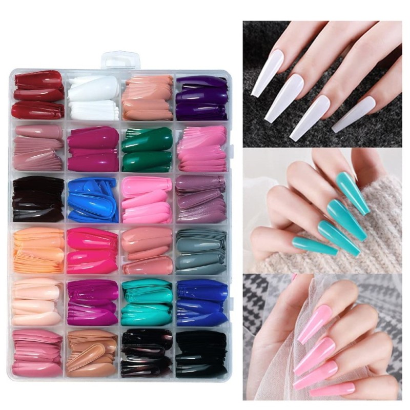 576 False Nails Χωρίς Εγκοπή σε Κασετίνα 576 False Nails Χωρίς Εγκοπή σε Κασετίνα