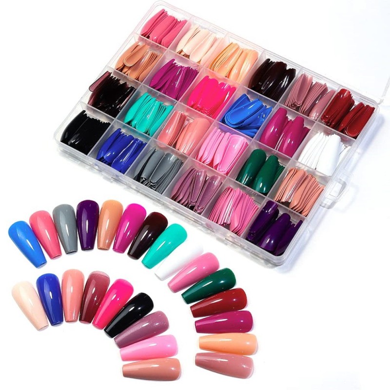 576 False Nails Χωρίς Εγκοπή σε Κασετίνα 576 False Nails Χωρίς Εγκοπή σε Κασετίνα