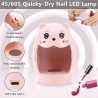 Mini Cute Φορητό USB Φουρνάκι Νυχιών 6W UV & LED