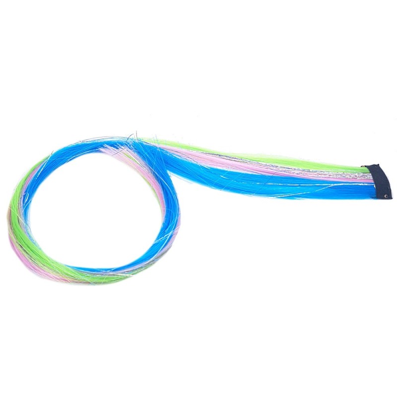3 Colors Τουφάκι Extension Για Τα Μαλλιά Με Glitter & Clip 3 Colors Τουφάκι Extension Για Τα Μαλλιά Με Glitter & Clip