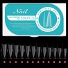 504 Matte Nail Half Coverage Tips Stiletto