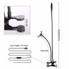 Μεταλλικό Selfie Led Ring Light με Βάση Κινητού & Clip Στήριξης
