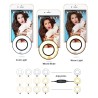 Μεταλλικό Selfie Led Ring Light με Βάση Κινητού & Clip Στήριξης