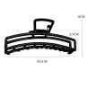 Μαύρο Πλαστικό Κλάμερ Hair Clip Claw 14,5X6CM