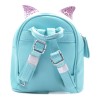 Παιδική Τσάντα Backpack Cat με Ροζ Glitter Αυτάκια