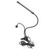 Εύκαμπτο Διπλό Φωτιστικό με Λάμπα UV & LED και Clip Στερέωσης