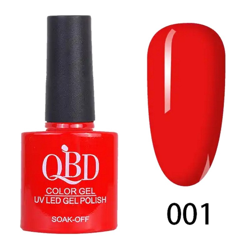 QBD Ημιμόνιμο Βερνίκι Ν. 001 UV & LED 10ml QBD Ημιμόνιμο Βερνίκι Ν. 001 UV & LED 10ml