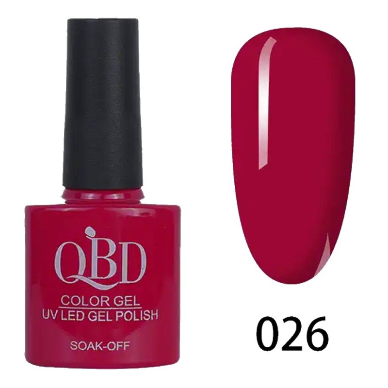 QBD Ημιμόνιμο Βερνίκι Ν. 026 UV & LED 10ml QBD Ημιμόνιμο Βερνίκι Ν. 026 UV & LED 10ml