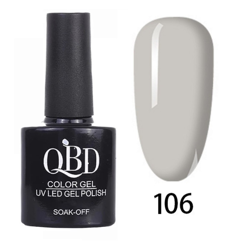 QBD Ημιμόνιμο Βερνίκι Ν. 106 UV & LED 10ml QBD Ημιμόνιμο Βερνίκι Ν. 106 UV & LED 10ml