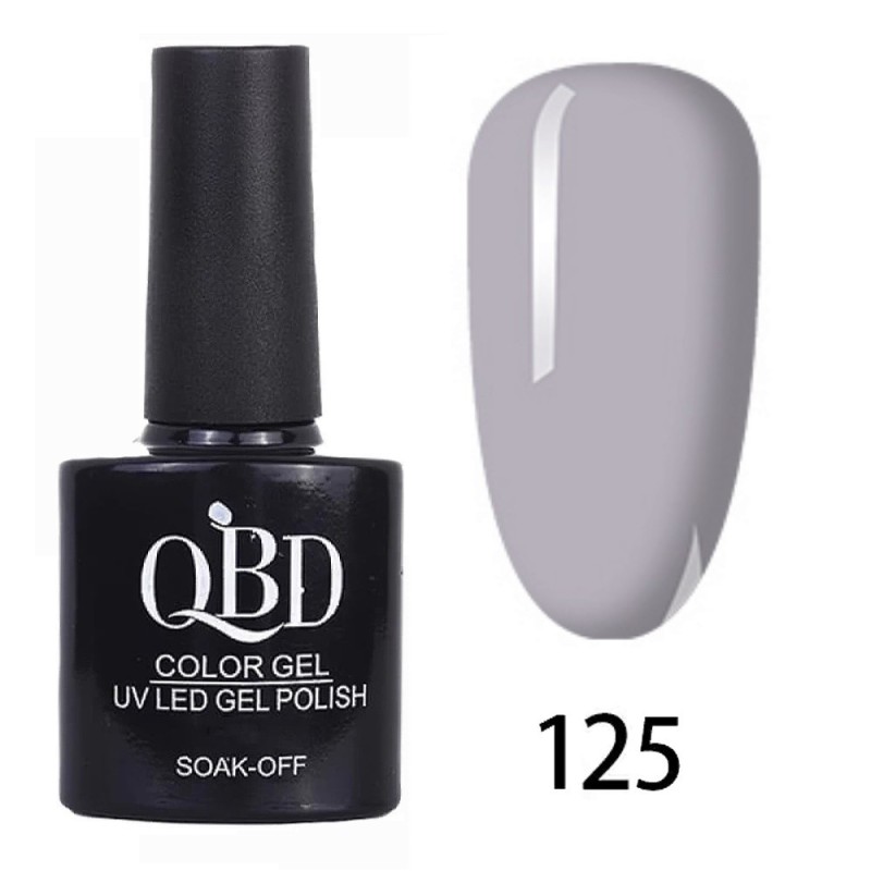 QBD Ημιμόνιμο Βερνίκι Ν. 125 UV & LED 10ml QBD Ημιμόνιμο Βερνίκι Ν. 125 UV & LED 10ml