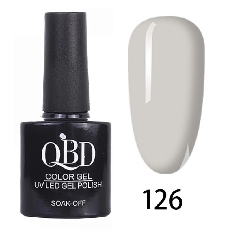 QBD Ημιμόνιμο Βερνίκι Ν. 126 UV & LED 10ml QBD Ημιμόνιμο Βερνίκι Ν. 126 UV & LED 10ml