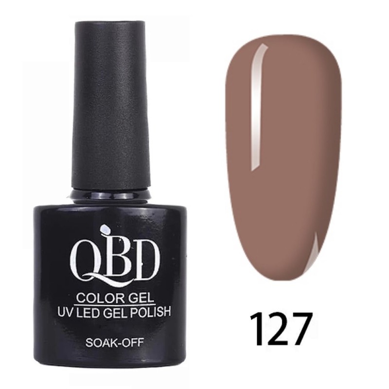 QBD Ημιμόνιμο Βερνίκι Ν. 127 UV & LED 10ml QBD Ημιμόνιμο Βερνίκι Ν. 127 UV & LED 10ml