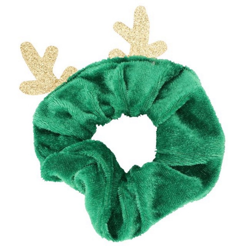 Σετ 2 Βελούδινα Christmas Antlers Scrunchies Σετ 2 Βελούδινα Christmas Antlers Scrunchies