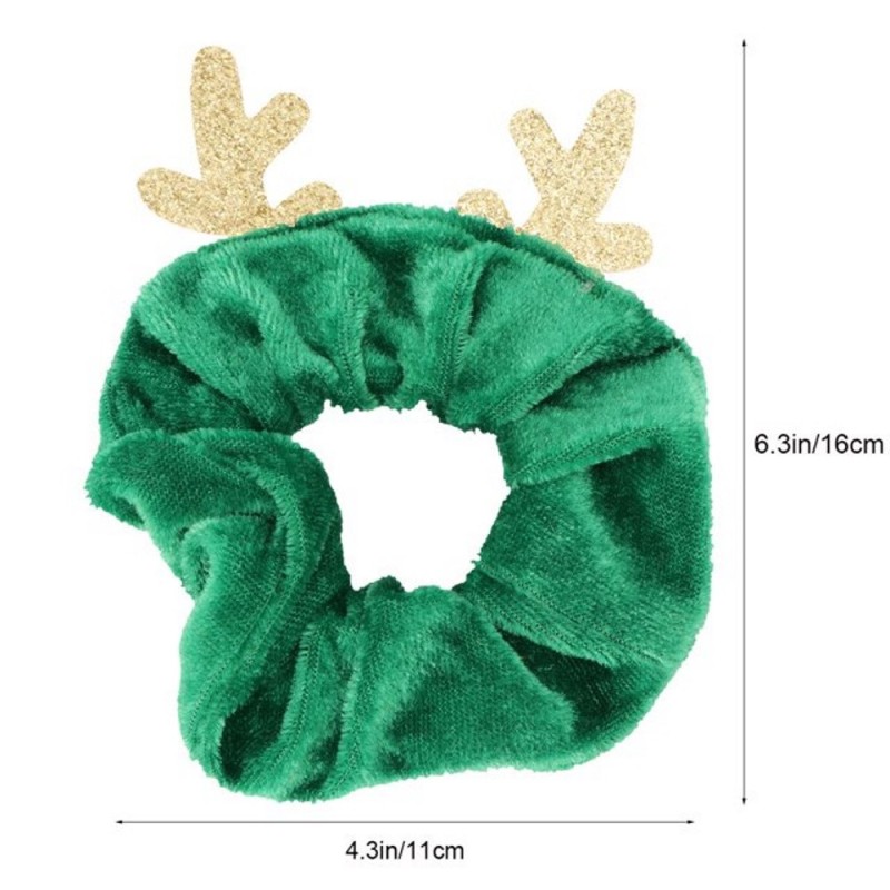 Σετ 2 Βελούδινα Christmas Antlers Scrunchies Σετ 2 Βελούδινα Christmas Antlers Scrunchies