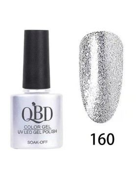 QBD Ημιμόνιμο Βερνίκι Ν. 160 UV & LED 10ml