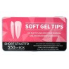 550 Short Stiletto Soft Gel Tips 11 Sizes