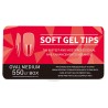 550 Oval Medium Soft Gel Tips 11 Sizes