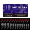 550 Short Coffin Soft Gel Tips 11 Sizes