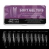 440 Long Oval Soft Gel Tips 11 Sizes