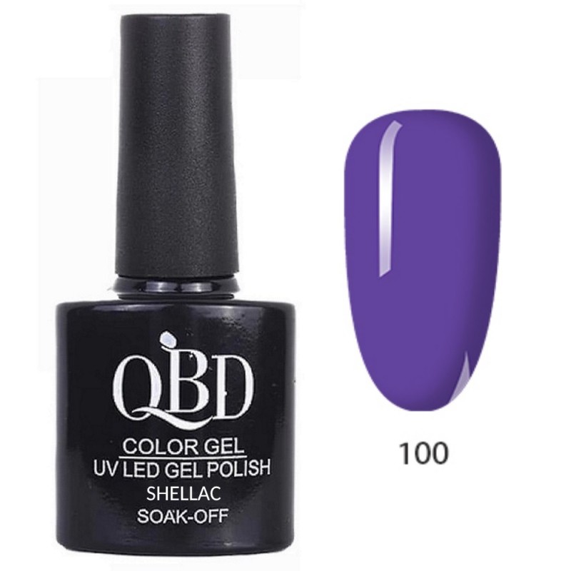 QBD Ημιμόνιμο Βερνίκι Ν. 100 UV & LED 10ml QBD Ημιμόνιμο Βερνίκι Ν. 100 UV & LED 10ml