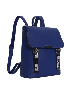 Τσάντα Πλάτης Backpack με Διακοσμητικούς Ιμάντες 27X12X32CM