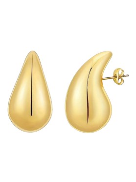 Σκουλαρίκια Faux Chunky Drops Zirconia