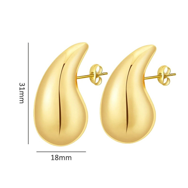 Σκουλαρίκια Faux Chunky Drops Zirconia Σκουλαρίκια Faux Chunky Drops Zirconia
