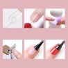240 Soft Gel Tips Isaia Ballerina Clear Soak Off Full Cover 10 Sizes