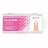 240 Soft Gel Tips Isaia Ballerina Clear Soak Off Full Cover 10 Sizes