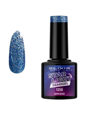 Elixir Semi Gel Star Light N. 1256 Lapis Blue UV & LED 8ML