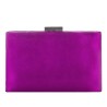Μοβ Τσαντάκι Φάκελος Clutch με Strass Φιόγκο