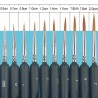 Σετ 11 Πινέλα για Nail Art Σχέδια