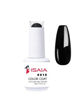 Isaia Gel Polish Black N. 0018 UV & LED 15ML