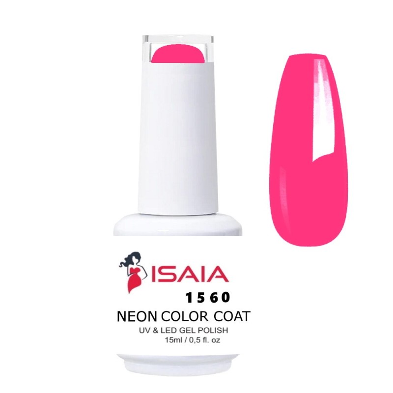 Isaia Gel Polish Neon Color N. 1560 UV & LED 15ML Isaia Gel Polish Neon Color N. 1560 UV & LED 15ML