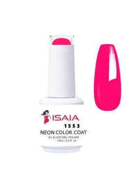 Isaia Gel Polish Neon Color N. 1553 UV & LED 15ML