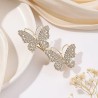 Σετ 2 Τσιμπιδάκια Hair Clip Bow & Rhinestones Butterfly