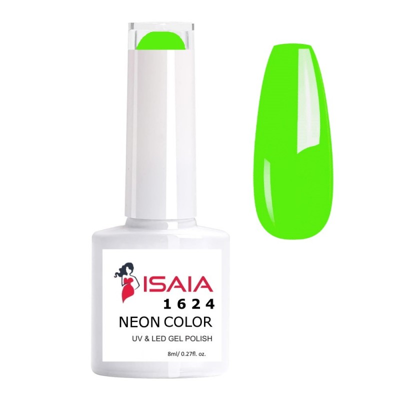 Isaia Neon Color N. 1624 UV & LED 8ML Isaia Neon Color N. 1624 UV & LED 8ML