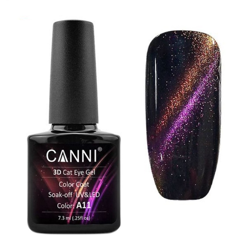 Canni 3D Cat Eye A11 Soak-Off UV & LED 7.3ML Canni 3D Cat Eye A11 Soak-Off UV & LED 7.3ML