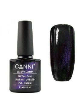 Canni Top Coat Cat Eye N. 05 Purple Soak-Off UV & LED 7.3ML