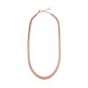 Ροζ Χρυσό Ατσάλινη Αλυσίδα Λαιμού Snake Chain 5MM