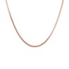 Ροζ Χρυσό Ατσάλινη Αλυσίδα Λαιμού Snake Chain 5MM
