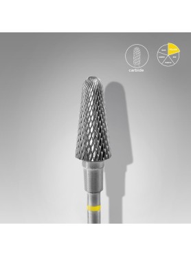 Staleks Φρέζα Καρβιδίου "Frustum" Yellow  6/14mm FT70Y060/14